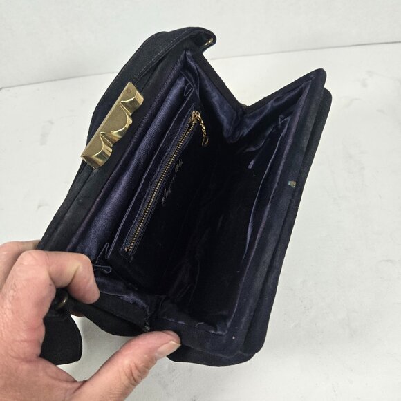 American Mode Black Clutch Bag - Picture 3 of 6